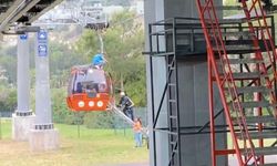 Antalya'da teleferik düştü bir kişi yaşamını yitirdi