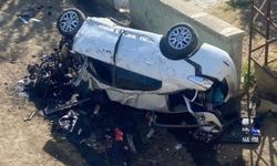 Erzurum'da otomobil 5 metreden düştü: 3 ölü