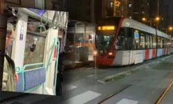 İstanbul'da tramvaya taşlı saldırı