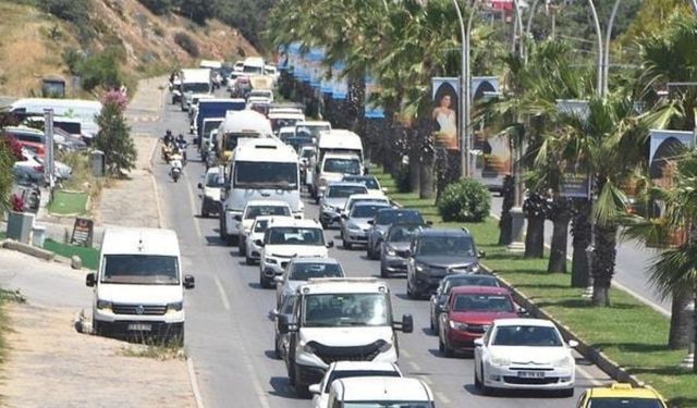 Tatil bitti, Bodrum'da araç sayısı azaldı