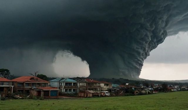 Güney Afrika'da çıkan fırtına hayatı olumsuz etkiledi