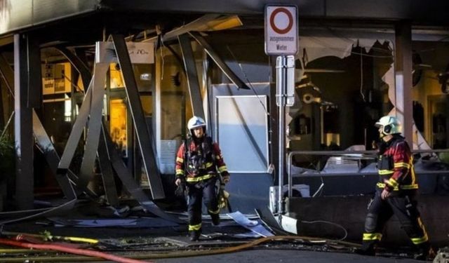 İsviçre'de bir otoparkta patlama meydana geldi