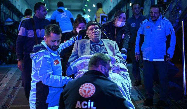 Gazzeli kanser hastaları Ankara'ya getirildi