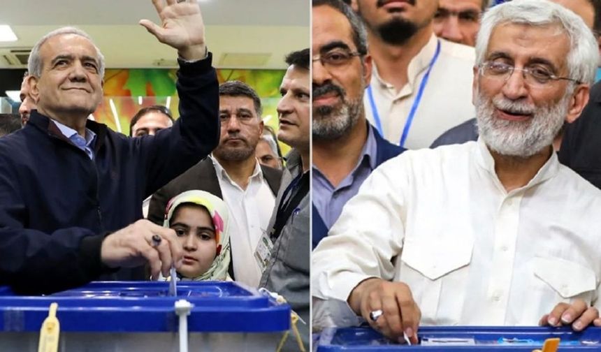 İran seçimlerinde ikinci tur: Pezeşkiyan ve Celili yarışacak