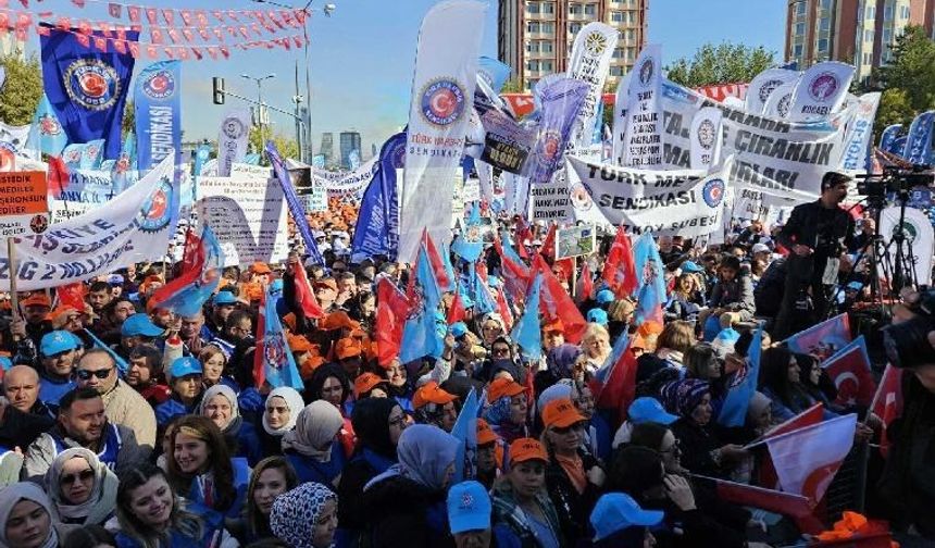 Ankara’da, işçiler “Biz buradayız” dedi!..